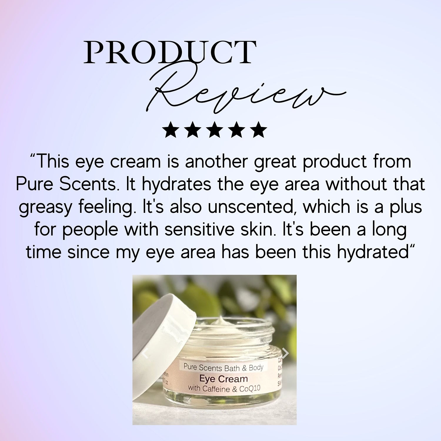 Eye Cream with Caffeine & CoQ10