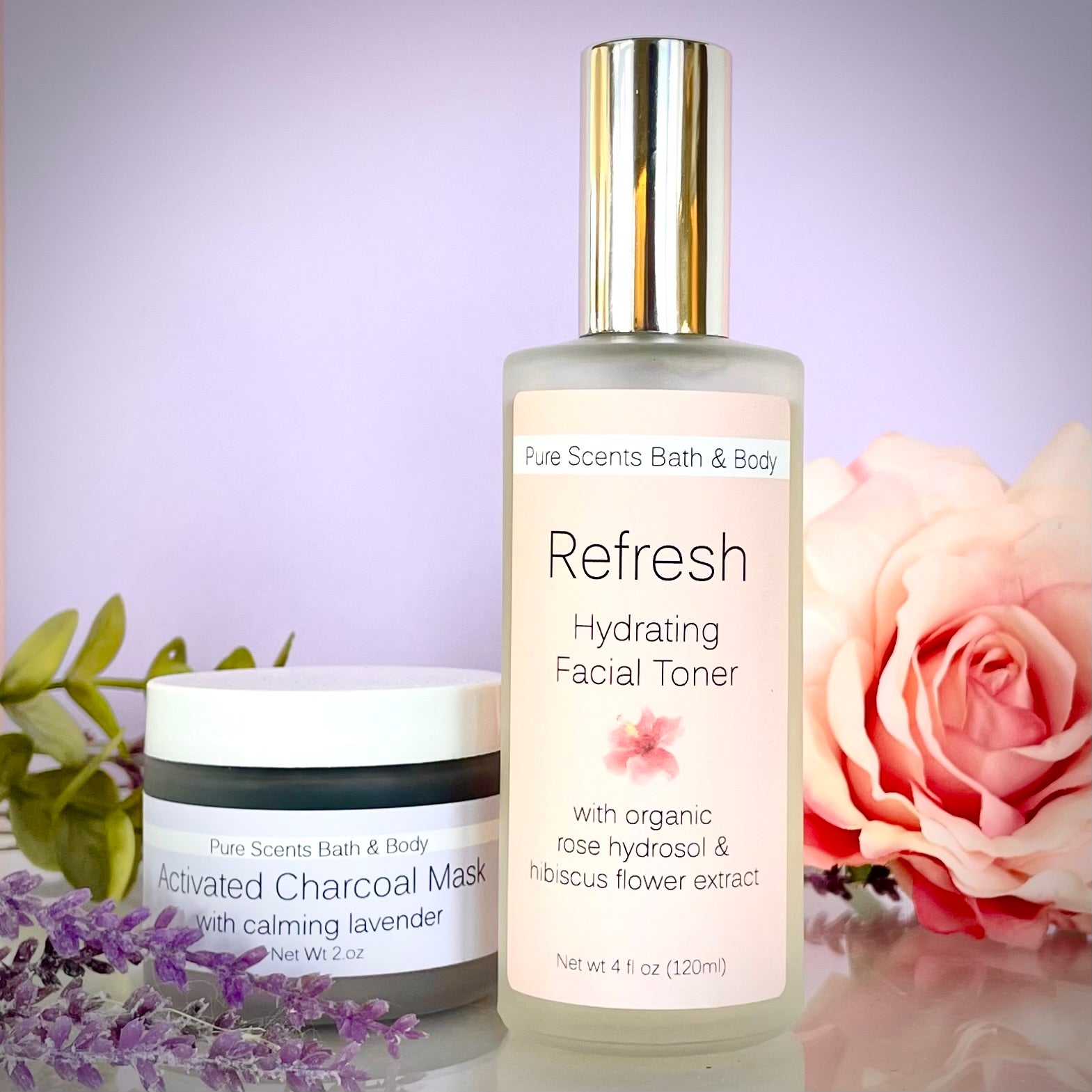 Charcoal and Lavender Clay Mask