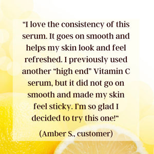 Brightening Vitamin C Serum with Vitamin E and Pro-Vitamin B5