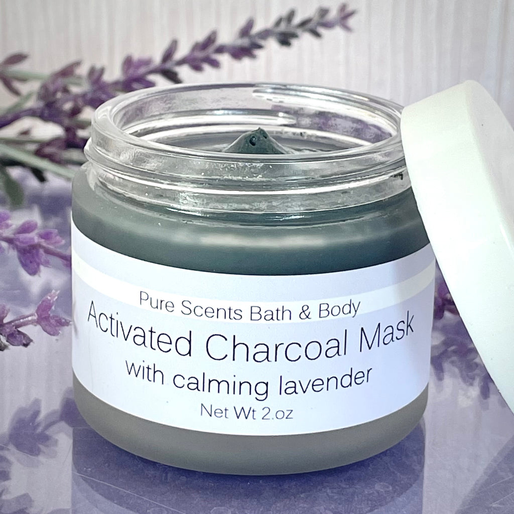 Charcoal and Lavender Clay Mask