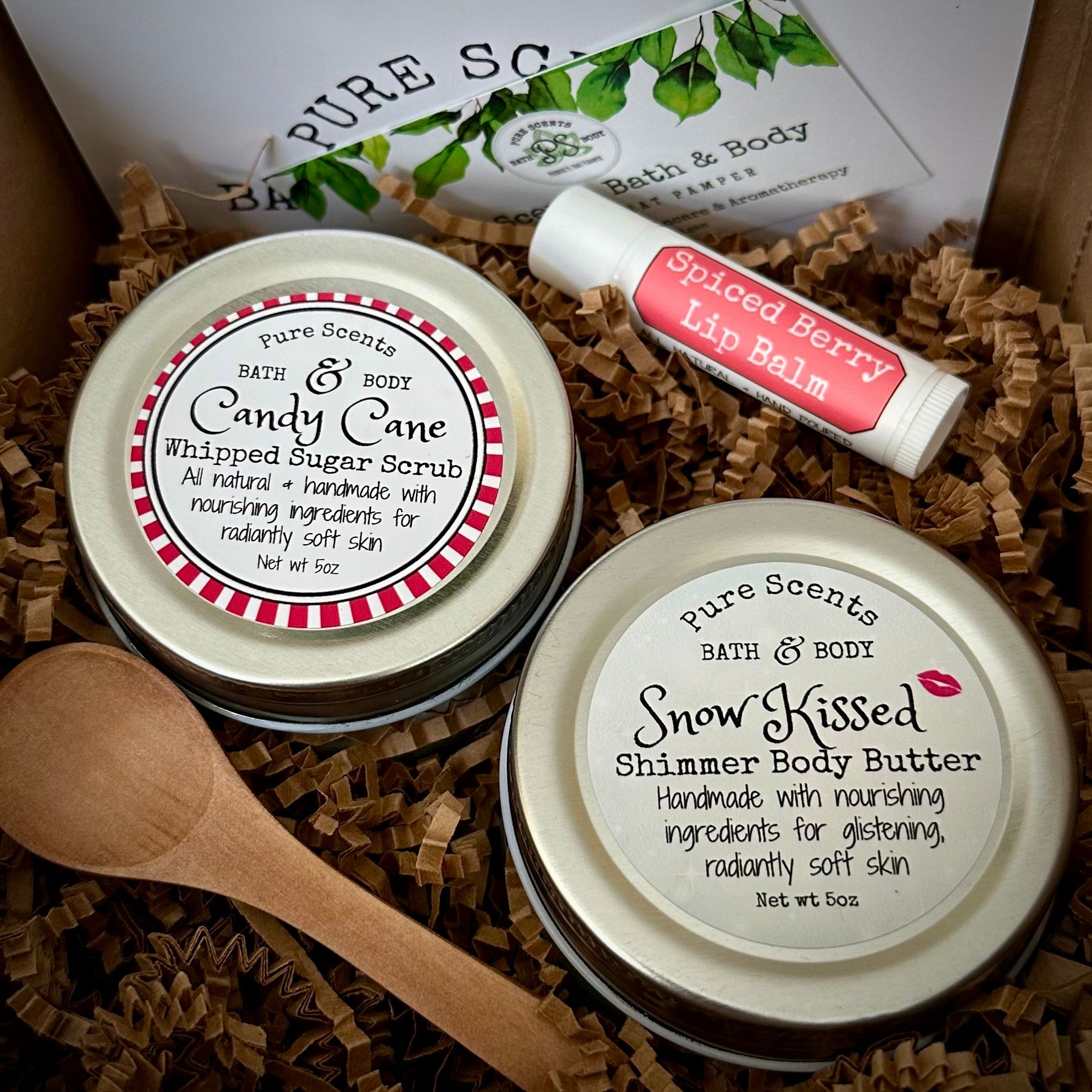 Set of 2 or 4 Lip Balms in Gift Box