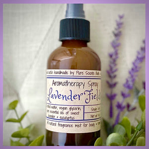 spray lavender oil on plants Lavender Fields Pillow, Room & Body Spray with Lavender and Eucalyptus Essential Oils – Pure Scents Bath & Body
