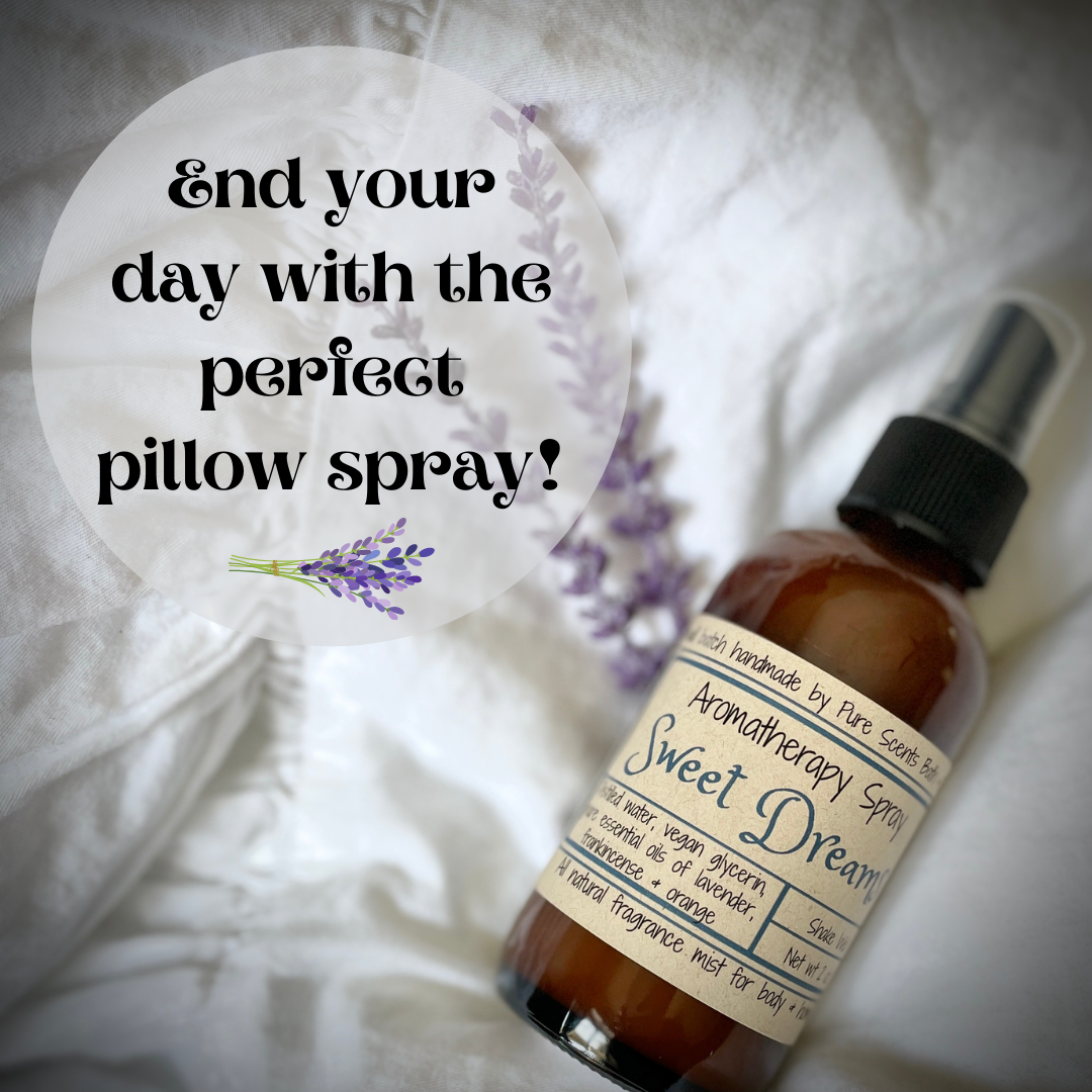 sweet dreams lavender and frankincense aromatherapy spray pillow mist