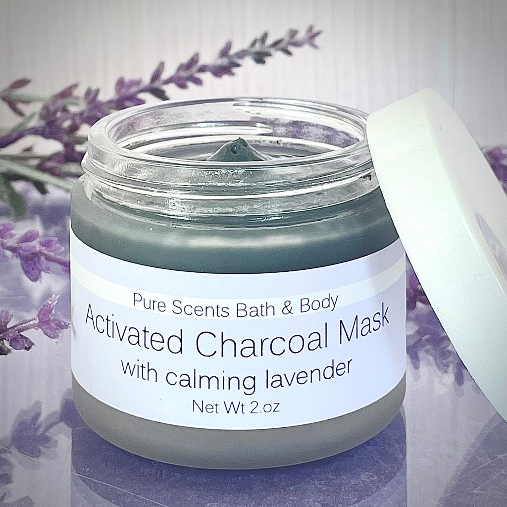Charcoal and Lavender Clay Mask