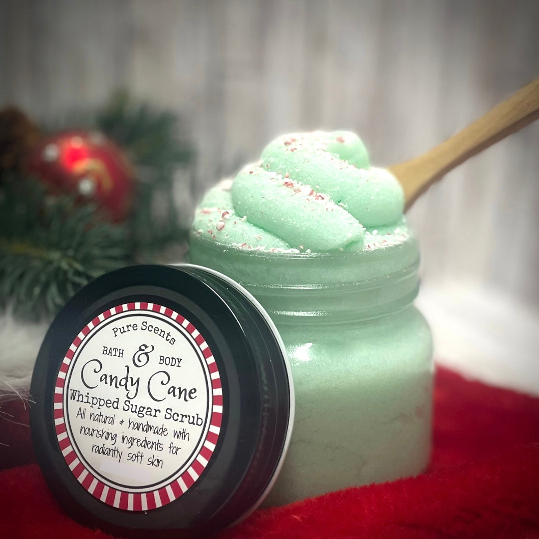 Candy Cane Whipped Sugar Scrub (Seasonal)