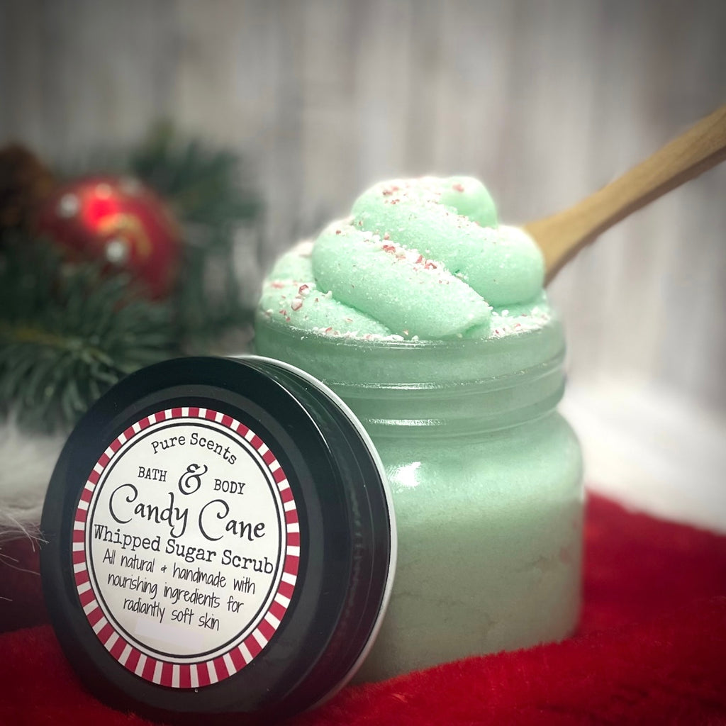 Candy Cane Whipped Sugar Scrub (Seasonal)