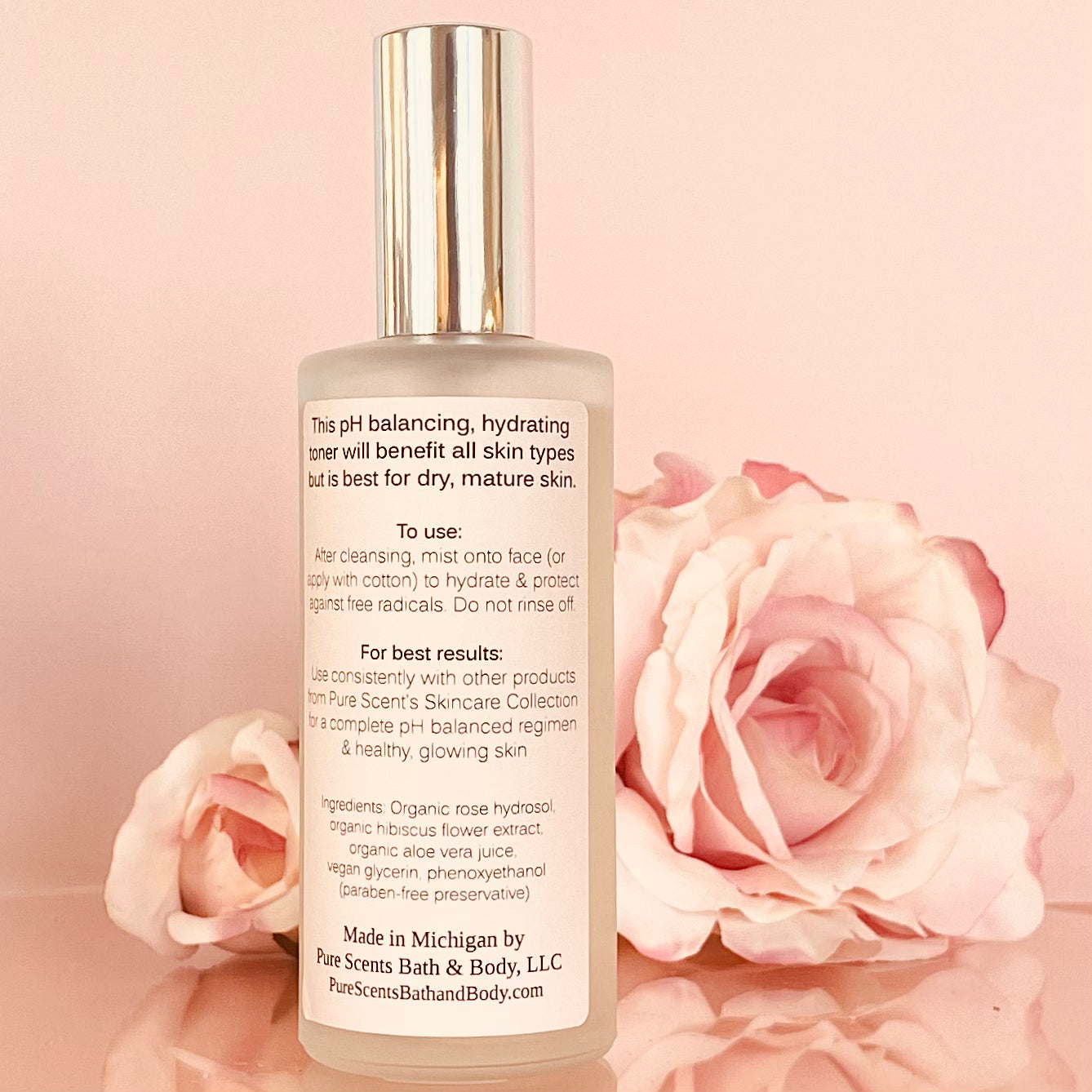 Organic Rose & Hibiscus Hydrating Toner