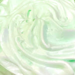 Fresh mint whipped body butter close up image by Pure Scents Bath and Body